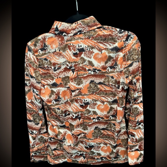 Vintage/Retro Polyester Button Down - Picture 2 of 6